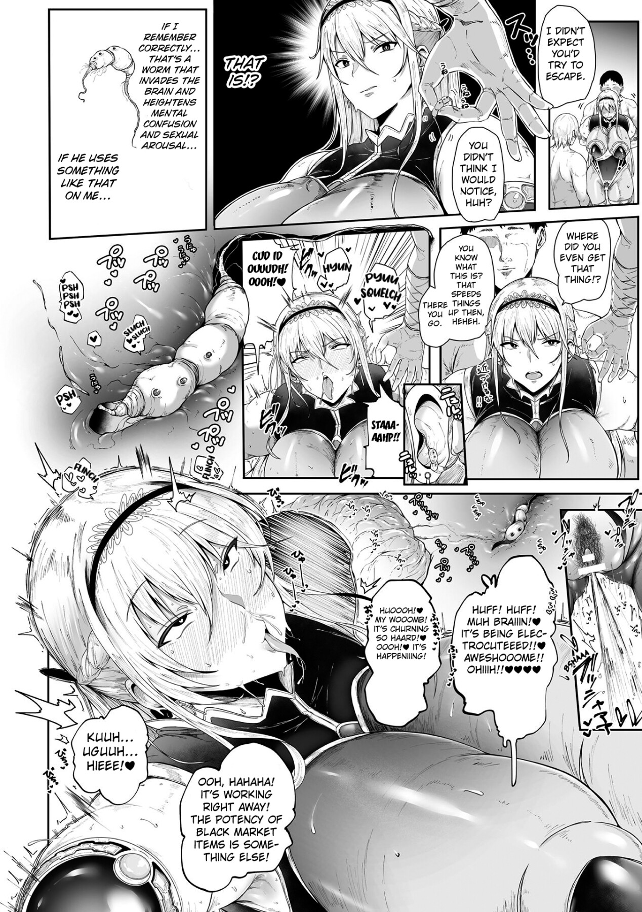 Hentai Manga Comic-The Elder Sister Knight is a Substitute Meat Toilet-Read-16